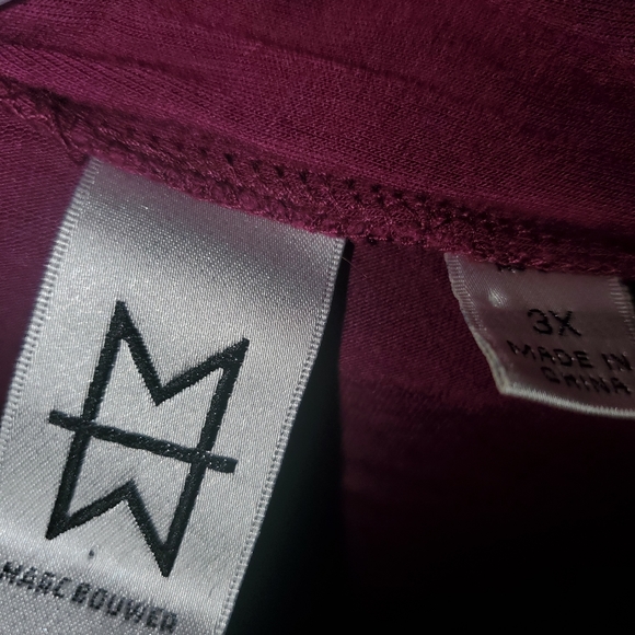 Blouse with Stretchy Cinched Sides, 3x - Picture 3 of 3